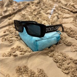 Dolce & Gabbana Glossy Black Sunglasses